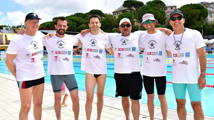 Casale Nuoto Master al Trofeo Piscine di Albaro di Genova